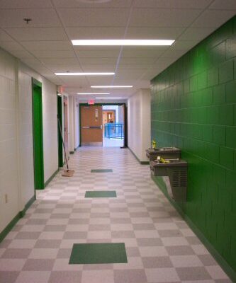 interior photo of bucksport middle school