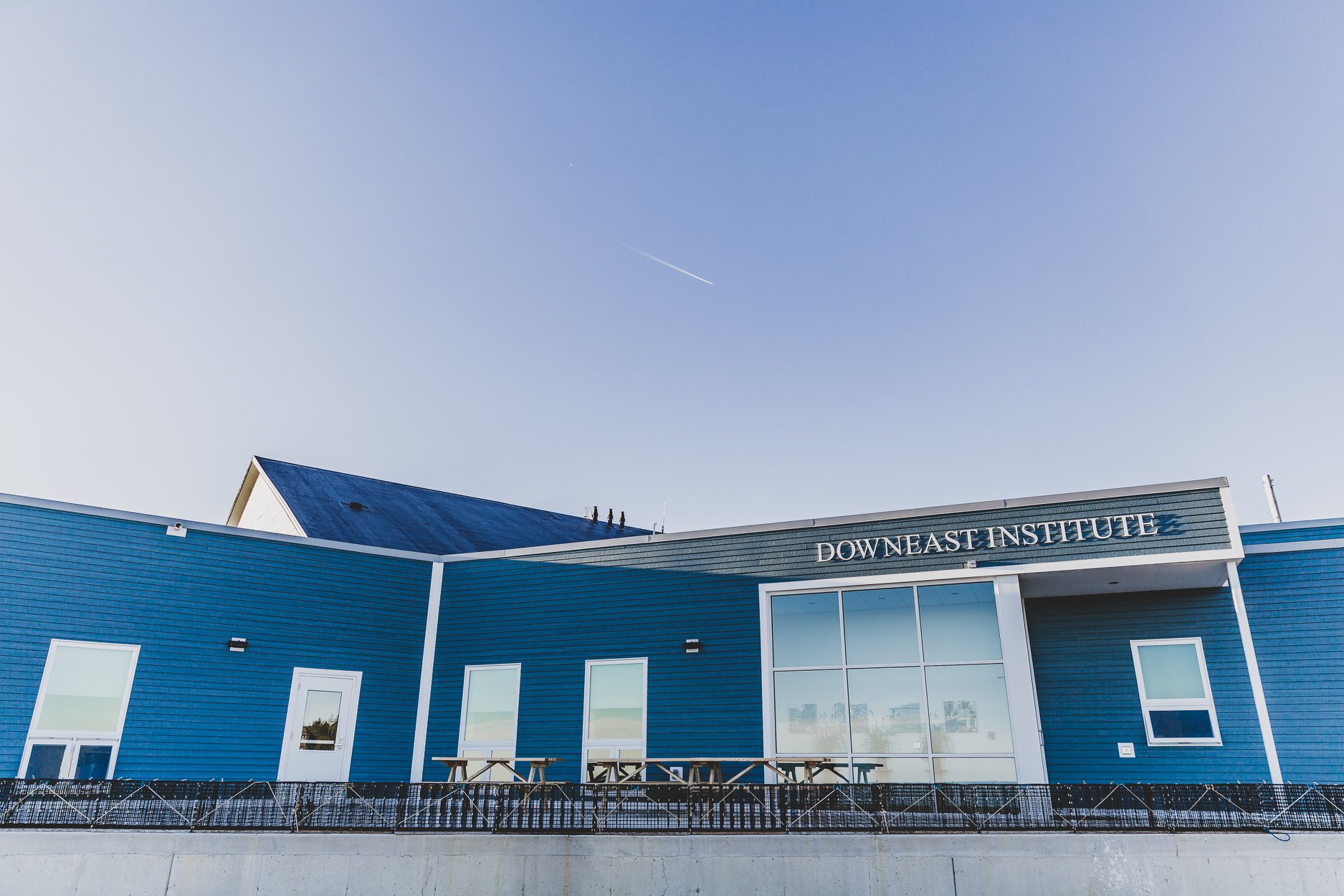 exterior photo of the downeast institute building