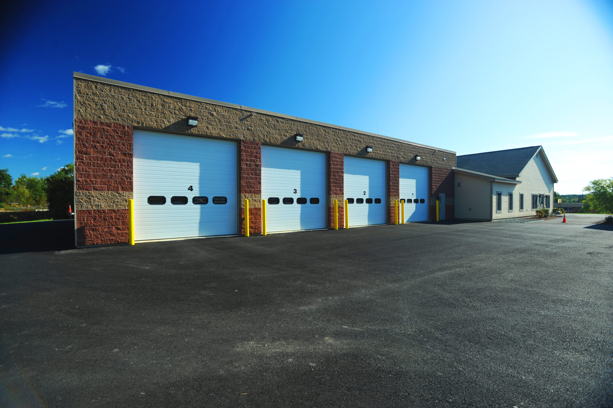 exterior photo of hermon fire station building