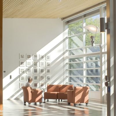 interior photo of foster innovation center at umo