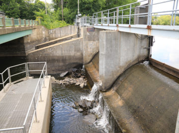 photo of sebasticook lake dam replacement