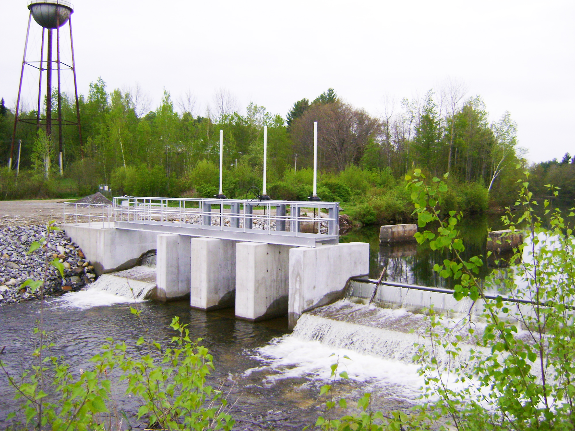 photo of lake anasugunticook dam replacement