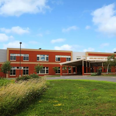 external photo of ashland school building