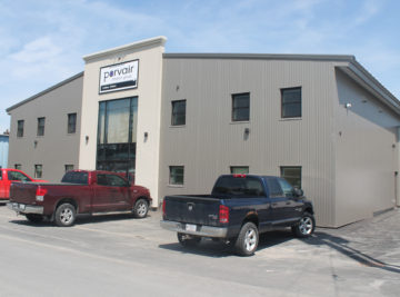 exterior photo of porvair filtration group building