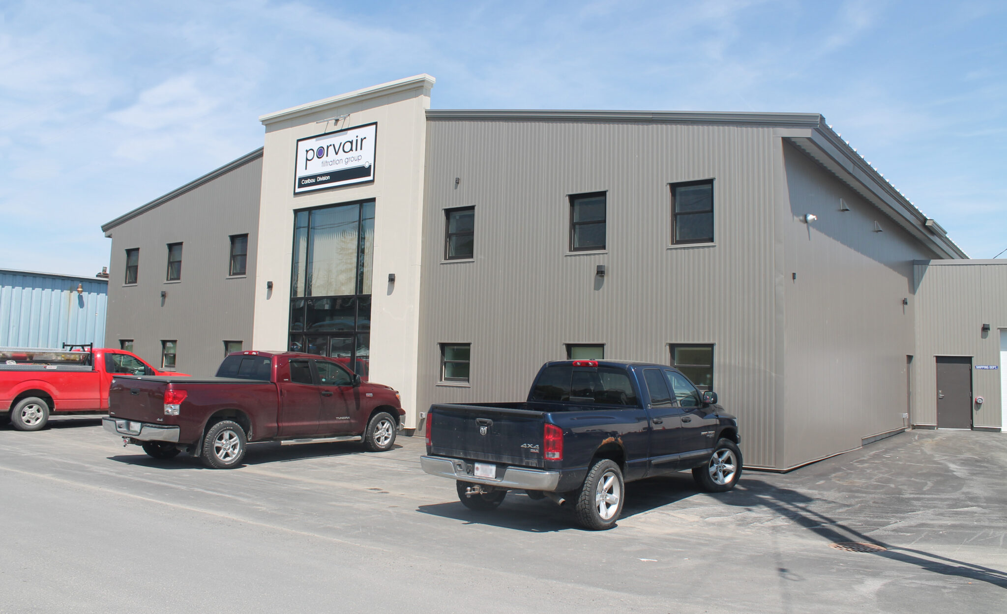 exterior photo of porvair filtration group building